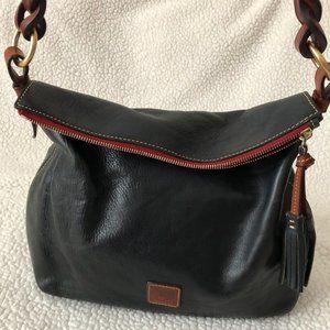 EUC! Dooney & Bourke - Navy Florentine Hobo